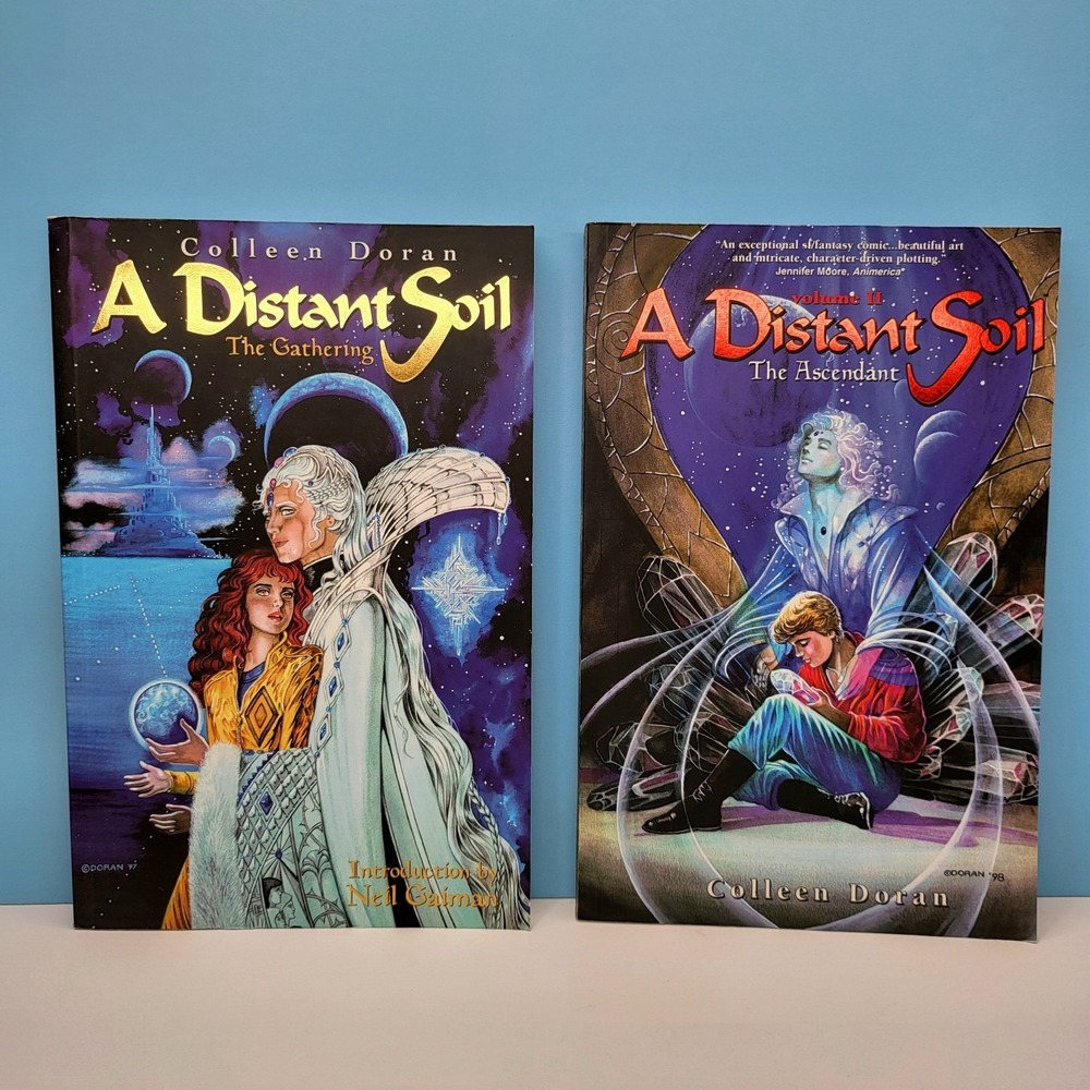 A Distant Soil LOT 1-2 Colleen Doran Compilations The Gathering The Ascendant - Picture 1 of 16